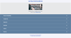Desktop Screenshot of m.mayfield-roofing.co.uk